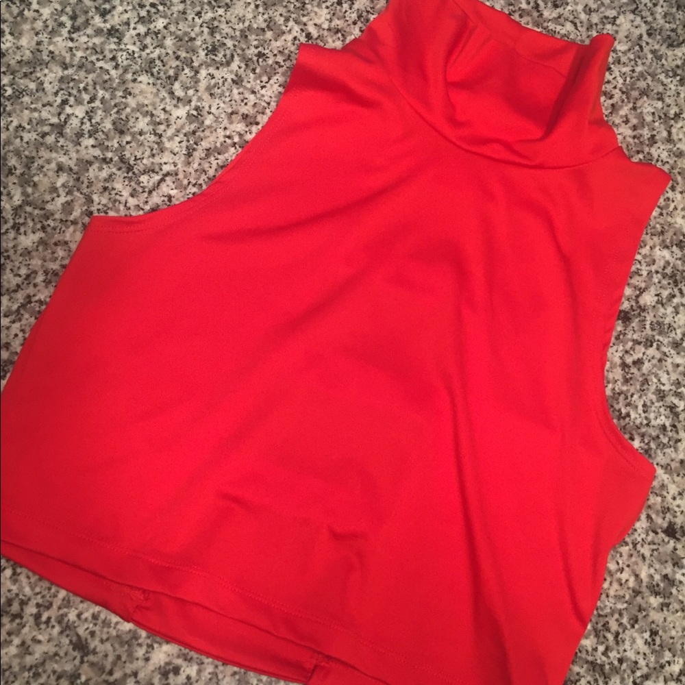 Turtleneck Crop Top